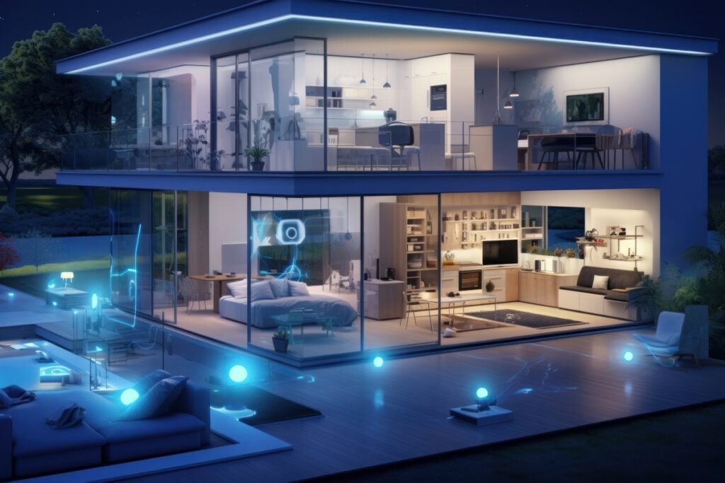 Smart Home - Futuristic house